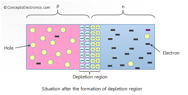 depletion layer formation