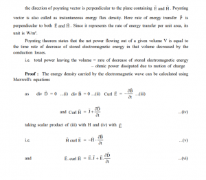 poynting theorem