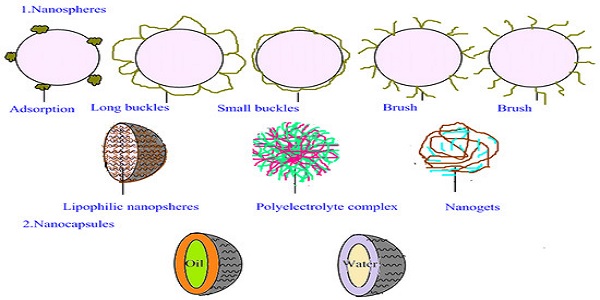 structure of nanopartices