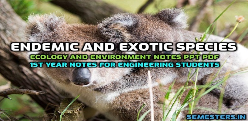 Endemic And Exotic Species Notes - semesters.in
